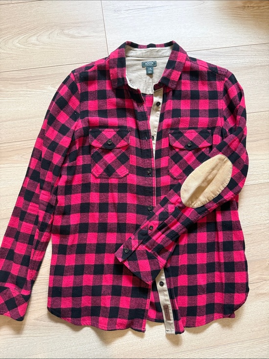 Roots Tops - Womens Roots flannel button shirt size L